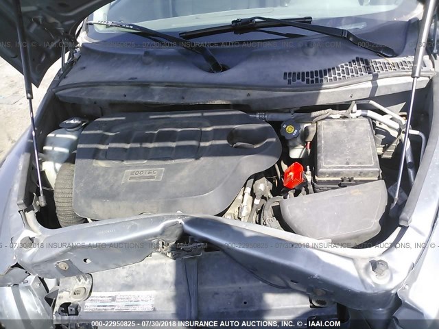 3GNDA13D27S558414 - 2007 CHEVROLET HHR LS ნაცრისფერი ფოტო 10