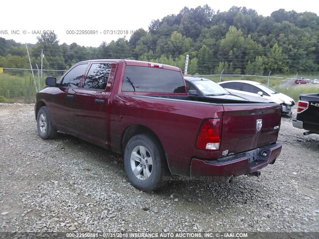 1C6RR7KT7DS677044 - 2013 RAM 1500 ST RED photo 3