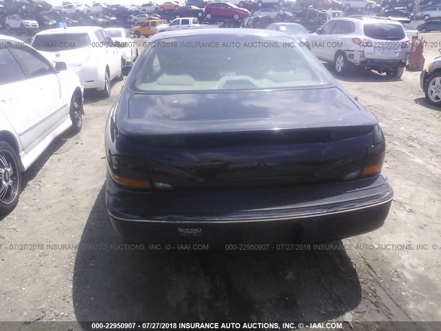 1G2HX52K7VH278143 - 1997 PONTIAC BONNEVILLE SE BLACK photo 6