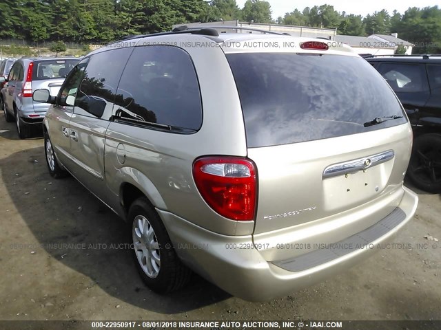 2C4GP74L53R170999 - 2003 CHRYSLER TOWN & COUNTRY EX GOLD photo 3