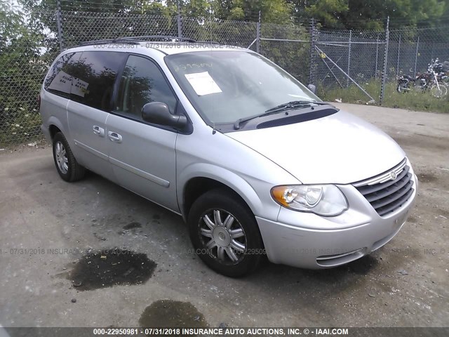2A4GP54L67R156498 - 2007 CHRYSLER TOWN & COUNTRY TOURING SILVER photo 1