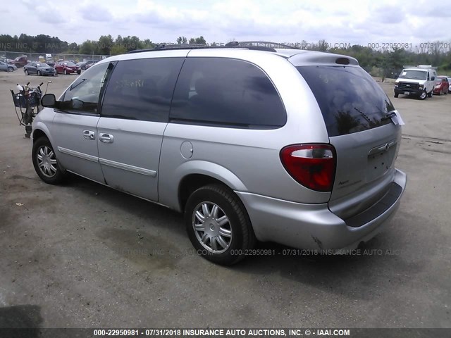 2A4GP54L67R156498 - 2007 CHRYSLER TOWN & COUNTRY TOURING SILVER photo 3
