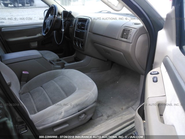 1FMZU63K94UB45821 - 2004 FORD EXPLORER XLT/XLT SPORT/NBX 绿色 照片 5