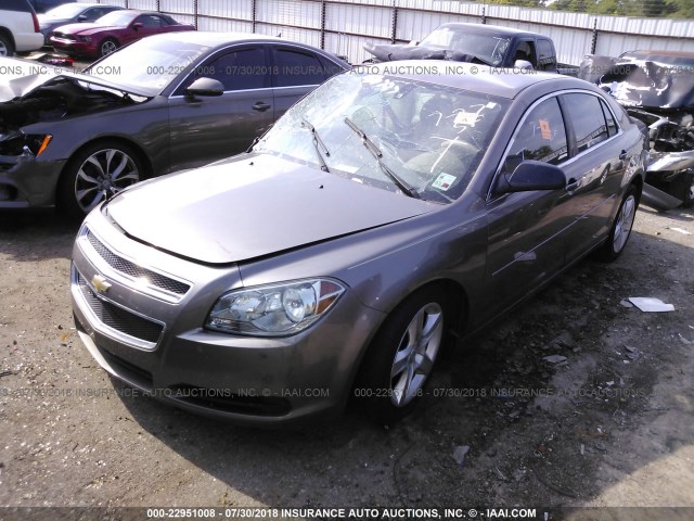 1G1ZB5E04CF209078 - 2012 CHEVROLET MALIBU LS GRAY photo 2