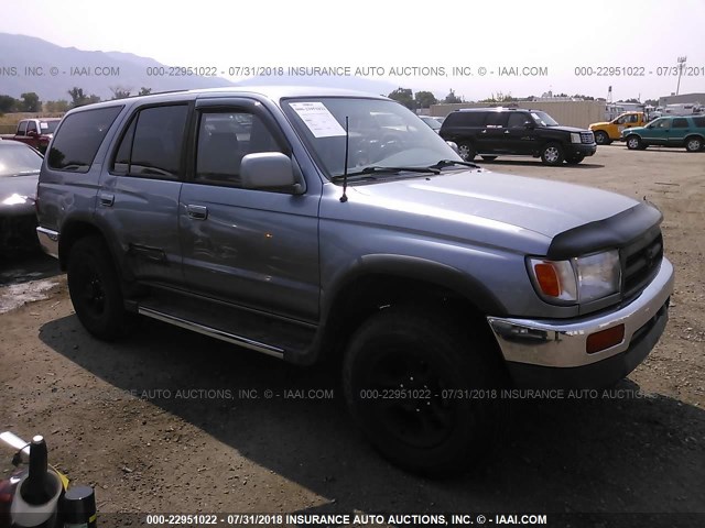 JT3HN86R7T0016424 - 1996 TOYOTA 4RUNNER SR5 Light Blue photo 1