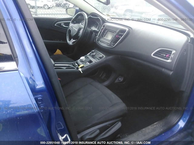 1C3CCCABXGN164637 - 2016 CHRYSLER 200 LIMITED BLUE photo 5