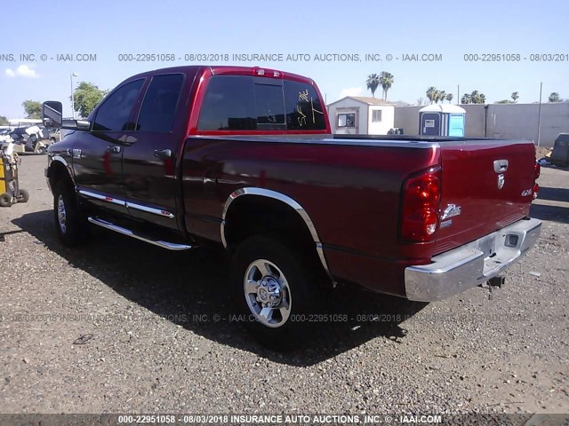 3D7KS28A38G122148 - 2008 DODGE RAM 2500 ST/SLT 红色 照片 3