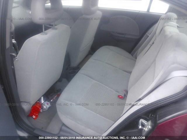 1G8AL55F66Z178144 - 2006 SATURN ION LEVEL 3 MAROON photo 8