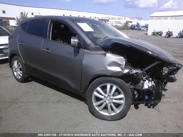 KM8JU3AC0BU227134 - 2011 HYUNDAI TUCSON GLS/LIMITED 灰色 照片 1