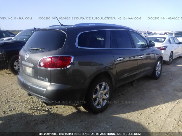 5GAER23D29J112670 - 2009 BUICK ENCLAVE CXL Marron photo 4