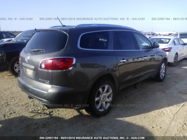 5GAER23D29J112670 - 2009 BUICK ENCLAVE CXL BROWN photo 4