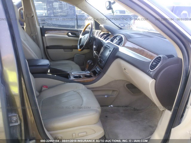 5GAER23D29J112670 - 2009 BUICK ENCLAVE CXL Marron photo 5