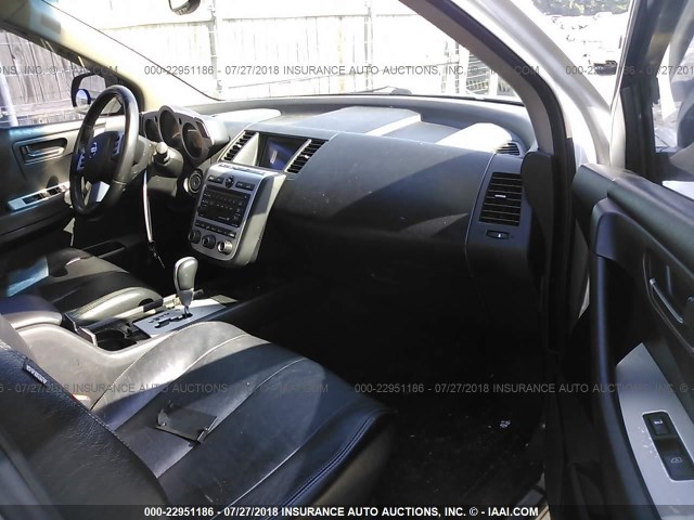 JN8AZ08T53W117068 - 2003 NISSAN MURANO SL/SE SILVER photo 5