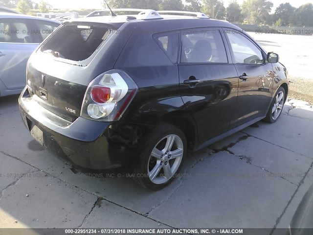 5Y2SP67029Z452893 - 2009 PONTIAC VIBE BLACK photo 4