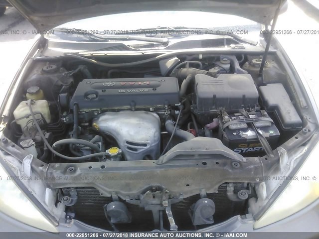 4T1BE32K82U526457 - 2002 TOYOTA CAMRY LE/XLE/SE Boz foto 10