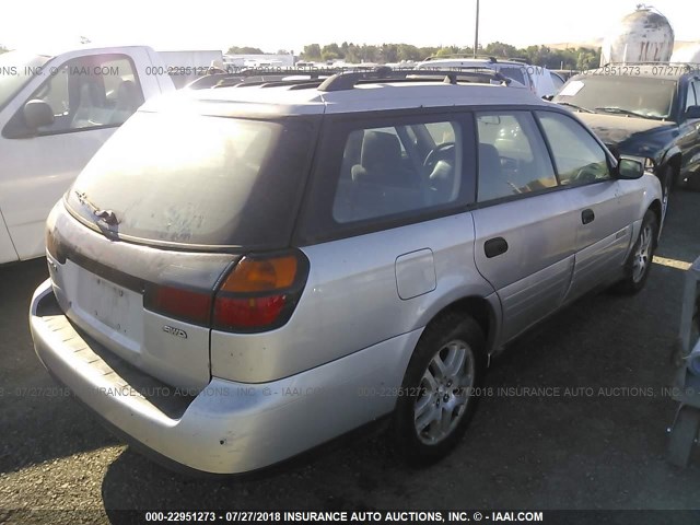 4S3BH675847644610 - 2004 SUBARU LEGACY OUTBACK AWP 银色 照片 4