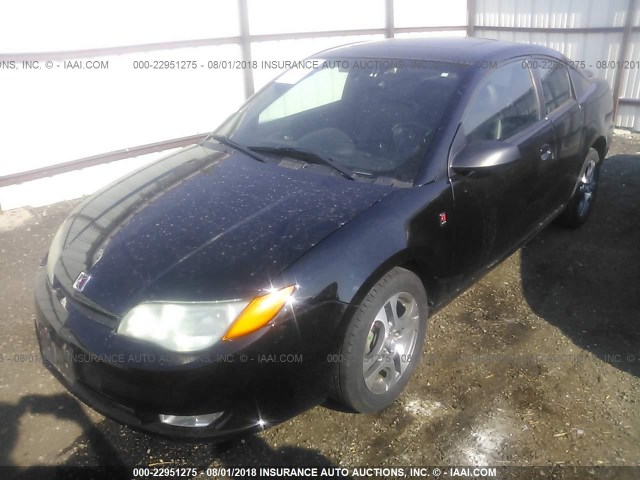 1G8AW12F55Z102949 - 2005 SATURN ION LEVEL 3 BLACK photo 2