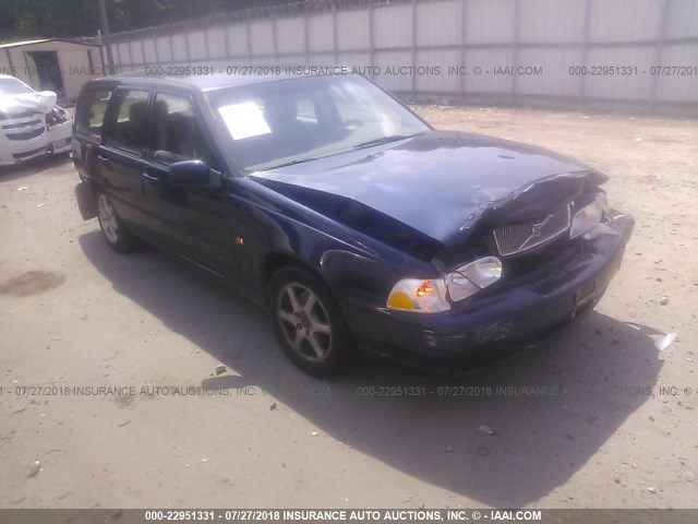 YV1LW61J2Y2714647 - 2000 VOLVO V70 SE BLUE photo 1