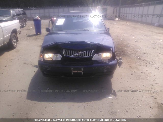 YV1LW61J2Y2714647 - 2000 VOLVO V70 SE BLUE photo 6