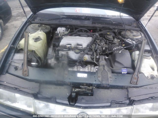1G2WJ52M6TF214906 - 1996 PONTIAC GRAND PRIX SE 绿色 照片 10