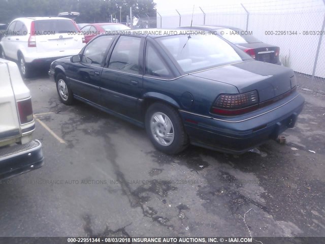 1G2WJ52M6TF214906 - 1996 PONTIAC GRAND PRIX SE GREEN photo 3