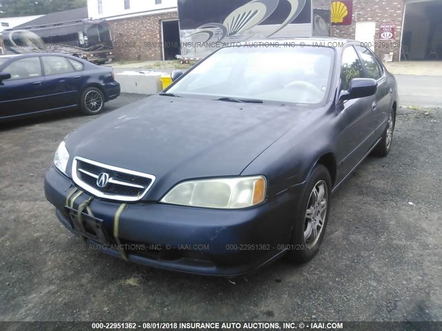 19UUA5665YA002518 - 2000 ACURA 3.2TL BLUE photo 2