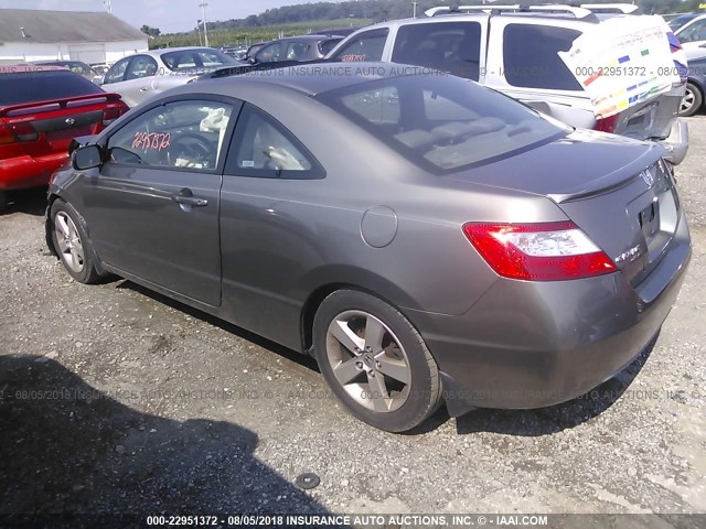 2HGFG12998H508712 - 2008 HONDA CIVIC EXL GRAY photo 3