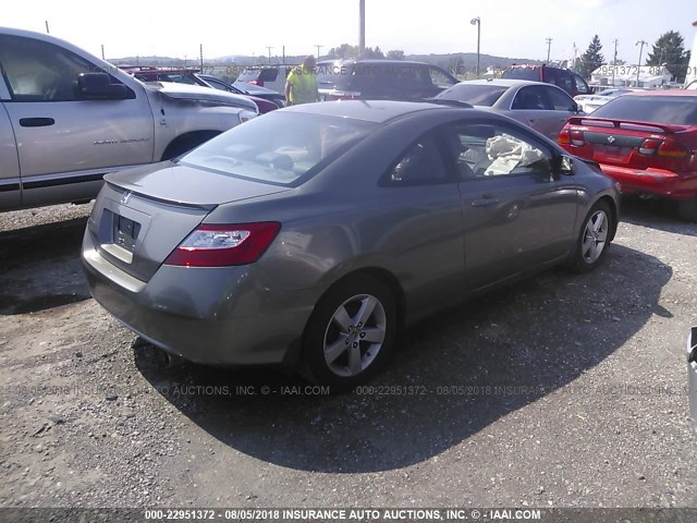 2HGFG12998H508712 - 2008 HONDA CIVIC EXL GRAY photo 4