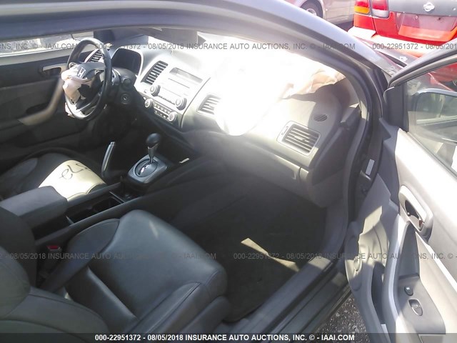2HGFG12998H508712 - 2008 HONDA CIVIC EXL GRAY photo 5