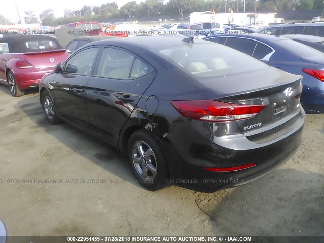 5NPD94LA7HH075828 - 2017 HYUNDAI ELANTRA ECO BLACK photo 3