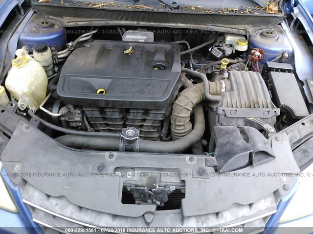 1C3LC46K57N540899 - 2007 CHRYSLER SEBRING BLUE photo 10