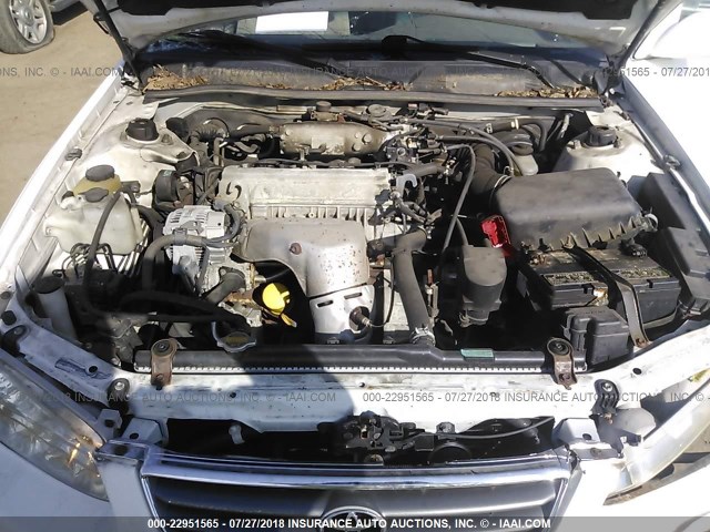 4T1BG22K21U779888 - 2001 TOYOTA CAMRY CE/LE/XLE WHITE photo 10