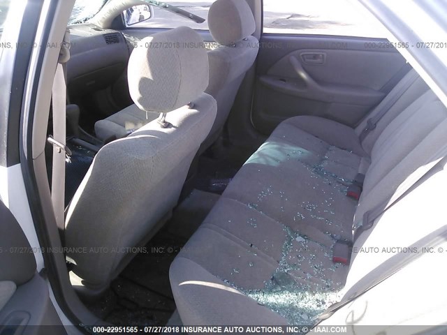 4T1BG22K21U779888 - 2001 TOYOTA CAMRY CE/LE/XLE WHITE photo 8