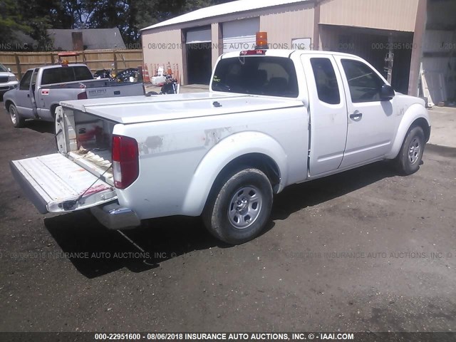 1N6BD0CT0EN720893 - 2014 NISSAN FRONTIER S/SV WHITE photo 4