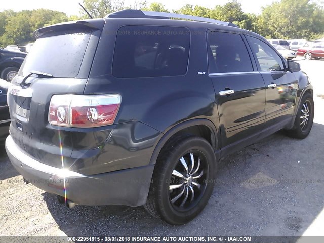 1GKLRNED0AJ136544 - 2010 GMC ACADIA SLT-2 BLACK photo 4