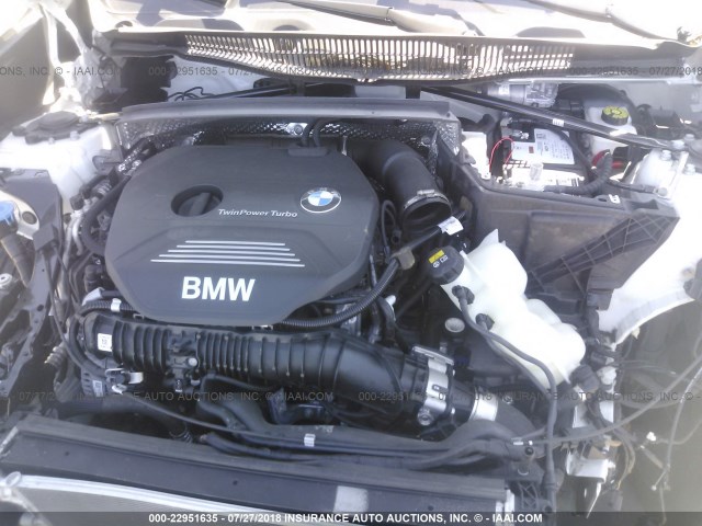 WBXHT3C3XG5E53496 - 2016 BMW X1 XDRIVE28I WHITE photo 10