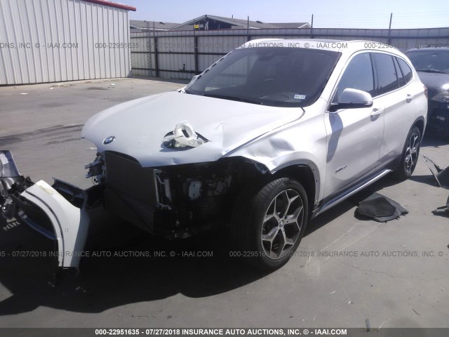 WBXHT3C3XG5E53496 - 2016 BMW X1 XDRIVE28I WHITE photo 2