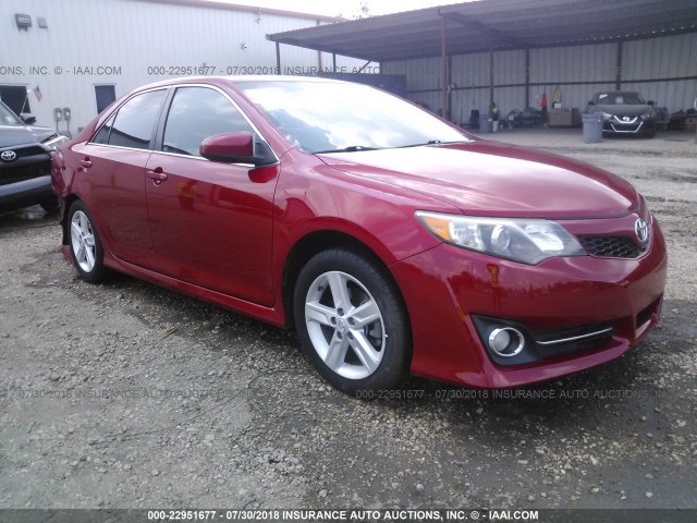 4T1BF1FK0DU705395 - 2013 TOYOTA CAMRY L/SE/LE/XLE 红色 照片 1