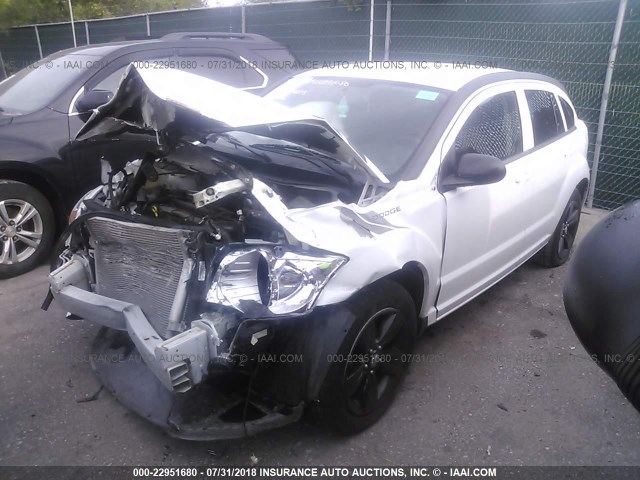 1B3CB3HA2BD171884 - 2011 DODGE CALIBER MAINSTREET WHITE photo 2