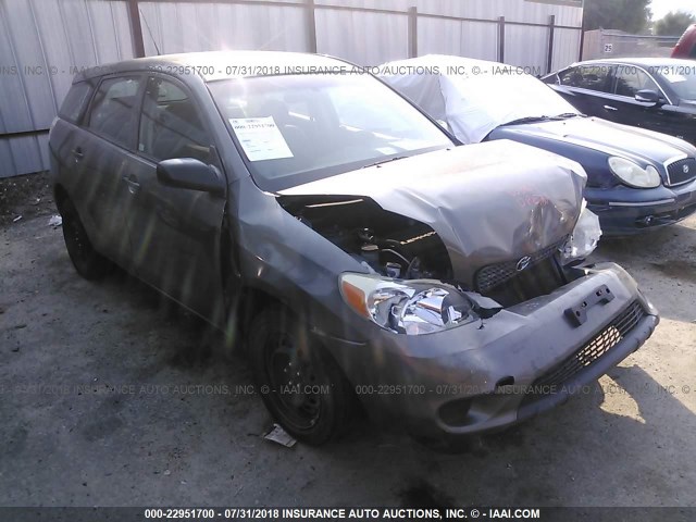 2T1LR32E76C559458 - 2006 TOYOTA MATRIX XR GRAY photo 1