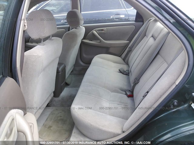 4T1BG22K21U097612 - 2001 TOYOTA CAMRY CE/LE/XLE 绿色 照片 8
