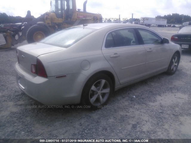 1G1ZC5E10BF137042 - 2011 CHEVROLET MALIBU 1LT ვერცხლისფერი ფოტო 4