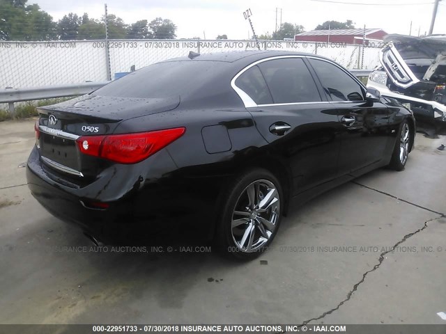 JN1EV7AR7GM342581 - 2016 INFINITI Q50 PREMIUM/SPORT BLACK photo 4