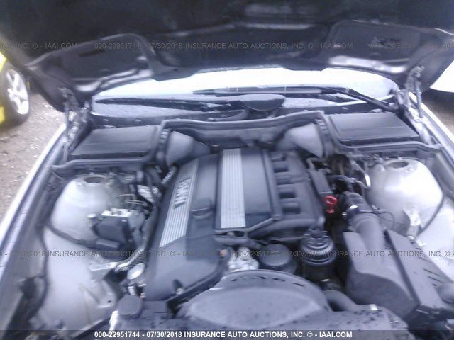 WBADT43443G024504 - 2003 BMW 525 I AUTOMATIC GRAY photo 10