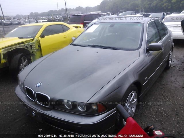 WBADT43443G024504 - 2003 BMW 525 I AUTOMATIC GRAY photo 2