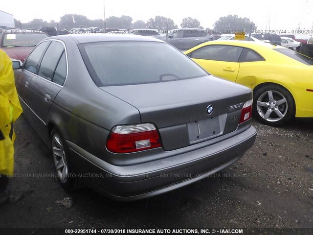 WBADT43443G024504 - 2003 BMW 525 I AUTOMATIC GRAY photo 3