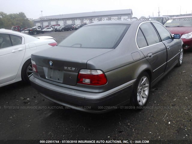 WBADT43443G024504 - 2003 BMW 525 I AUTOMATIC GRAY photo 4