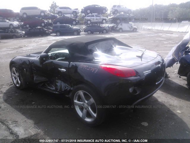 1G2MF35X18Y111164 - 2008 PONTIAC SOLSTICE GXP BLACK photo 3