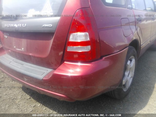 JF1SG65624H767544 - 2004 SUBARU FORESTER 2.5XS Marron photo 6