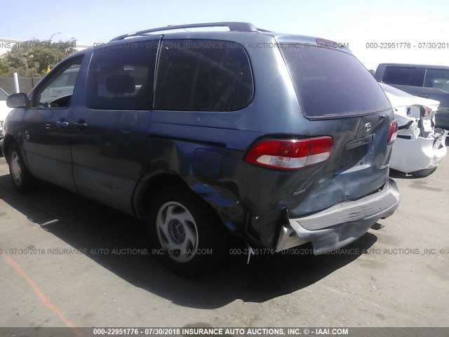 4T3ZF13C61U374627 - 2001 TOYOTA SIENNA LE/XLE GRAY photo 6